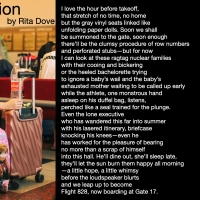 Some thoughts on 'Vacation' by Rita Dove